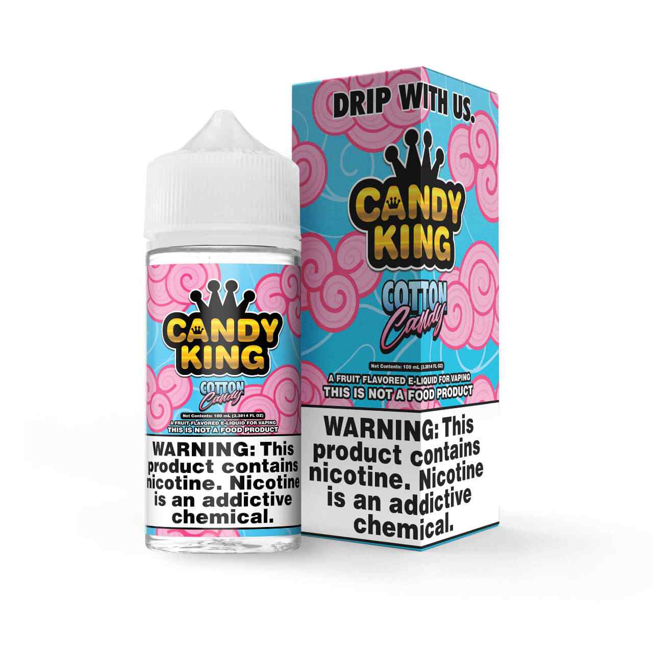Candy King Cotton Candy 100ml E-Juice Candy King Cotton Candy 100ml E-Juice