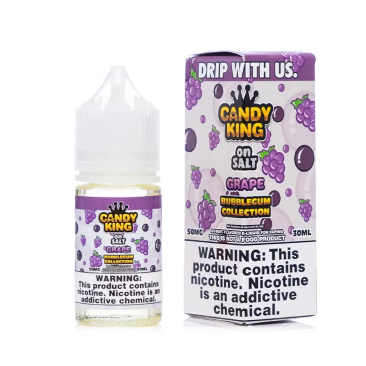 Candy King Grape on Salt 30ml E-Juice