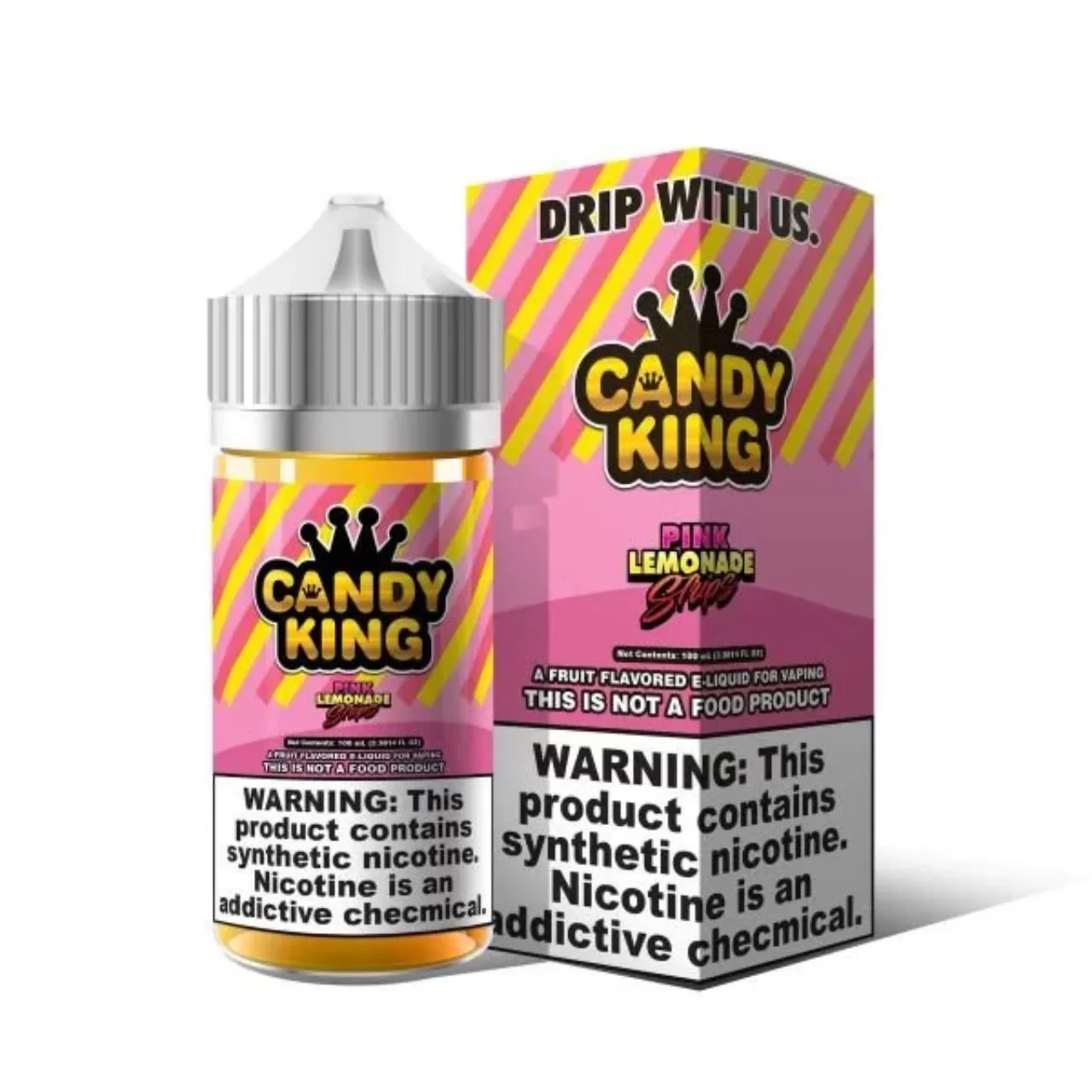 Candy King Pink Lemonade Strips 100ml E-Juice Candy King Pink Lemonade Strips 100ml E-Juice