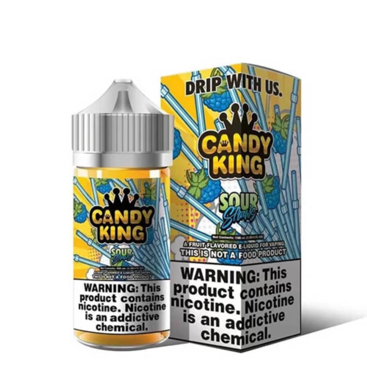 Candy King Sour Straws 100ml E-Juice Candy King Sour Straws 100ml E-Juice