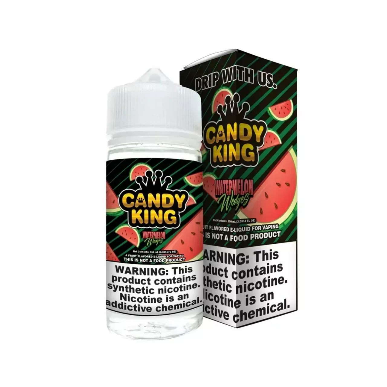 Candy King Watermelon Wedges 100ml E-Juice Candy King Watermelon Wedges 100ml E-Juice