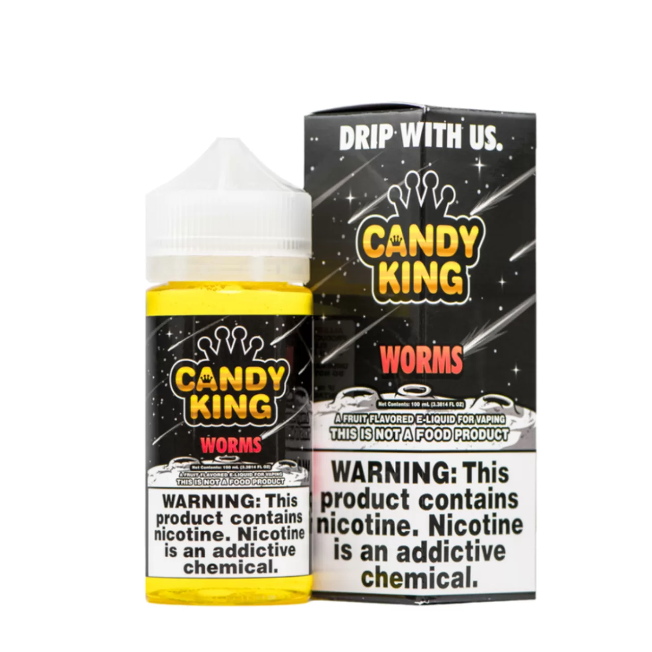 Candy King Worms 100ml E-Juice Candy King Worms 100ml E-Juice