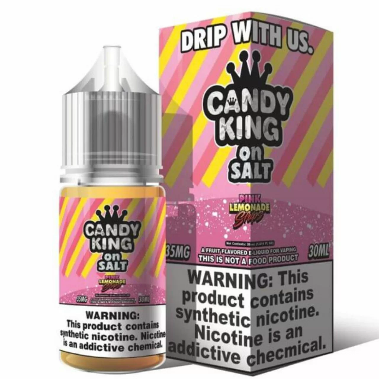 Candy King on Salt Pink Lemonade Strips 30ml E-Juice