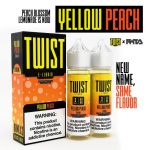 Lemon Twist Peach Blossom Lemonade 120ml E-Juice Yellow Peach