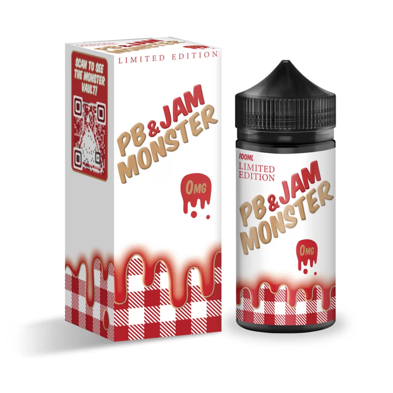 PB & jam; Jam Monster Strawberry 100ml E-Juice