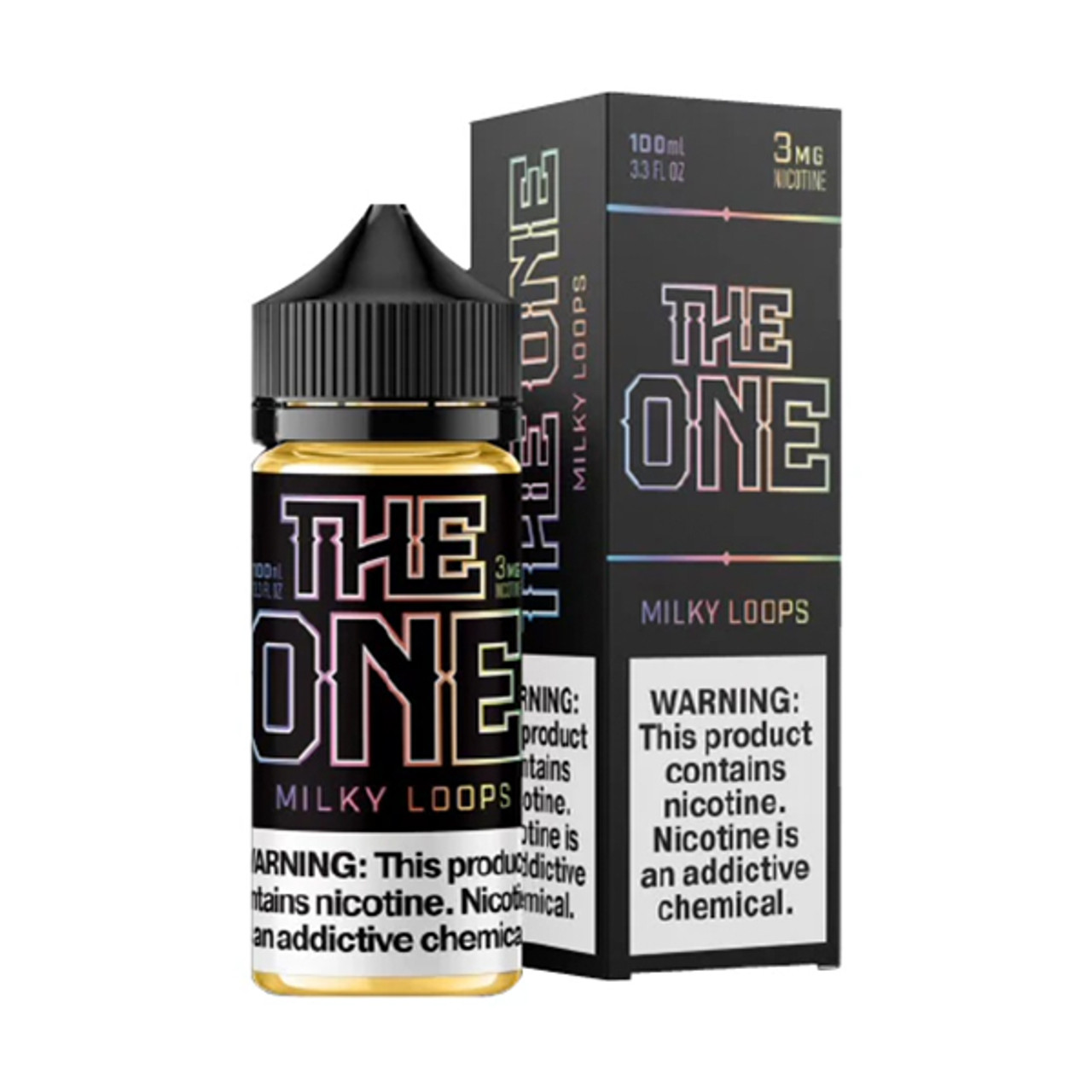 The One Milky Loops 100ml E-Juice The One Milky Loops 100ml E-Juice