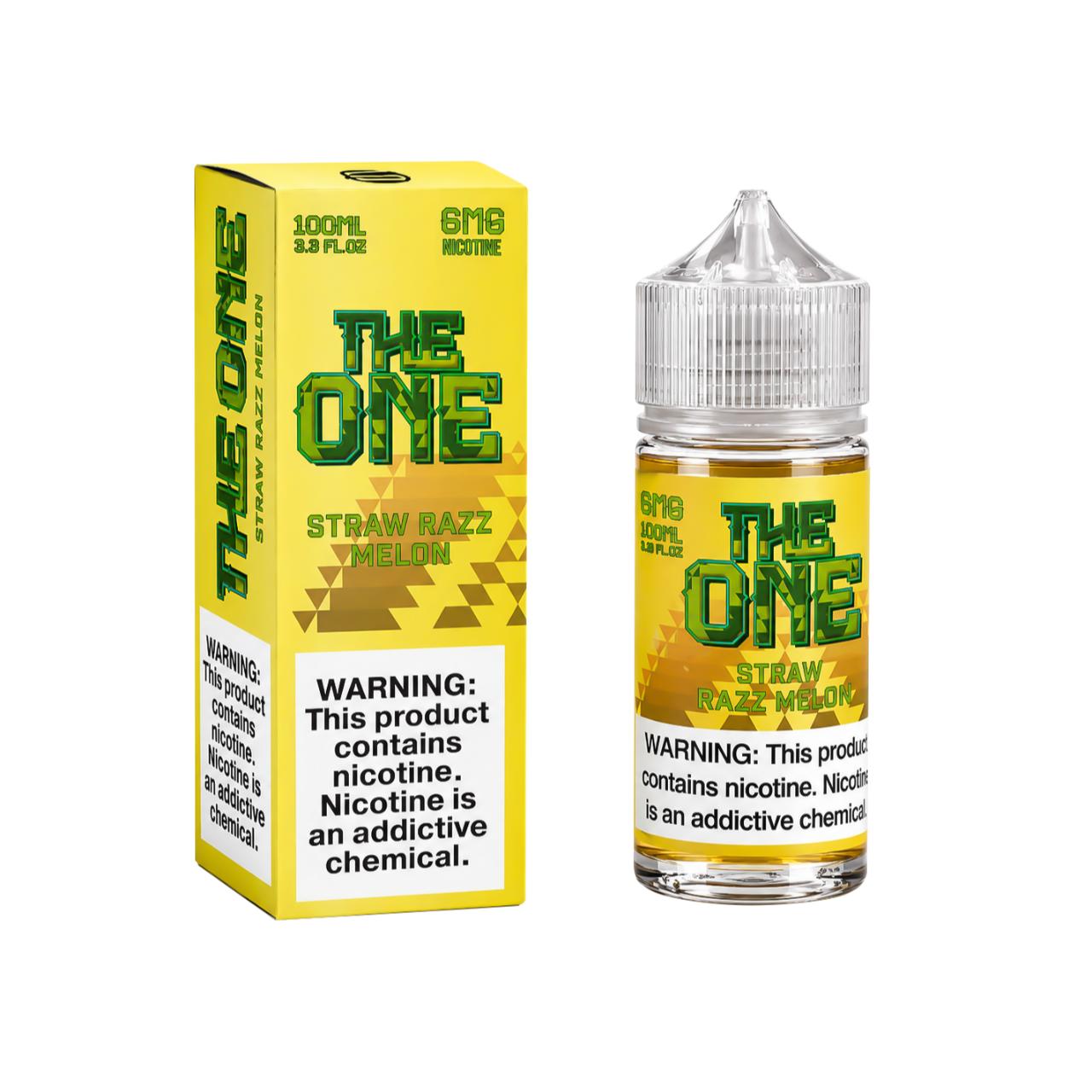 The One Straw Razz Melon 100ml E-Juice 6mg The One Straw Razz Melon 100ml E-Juice 6mg