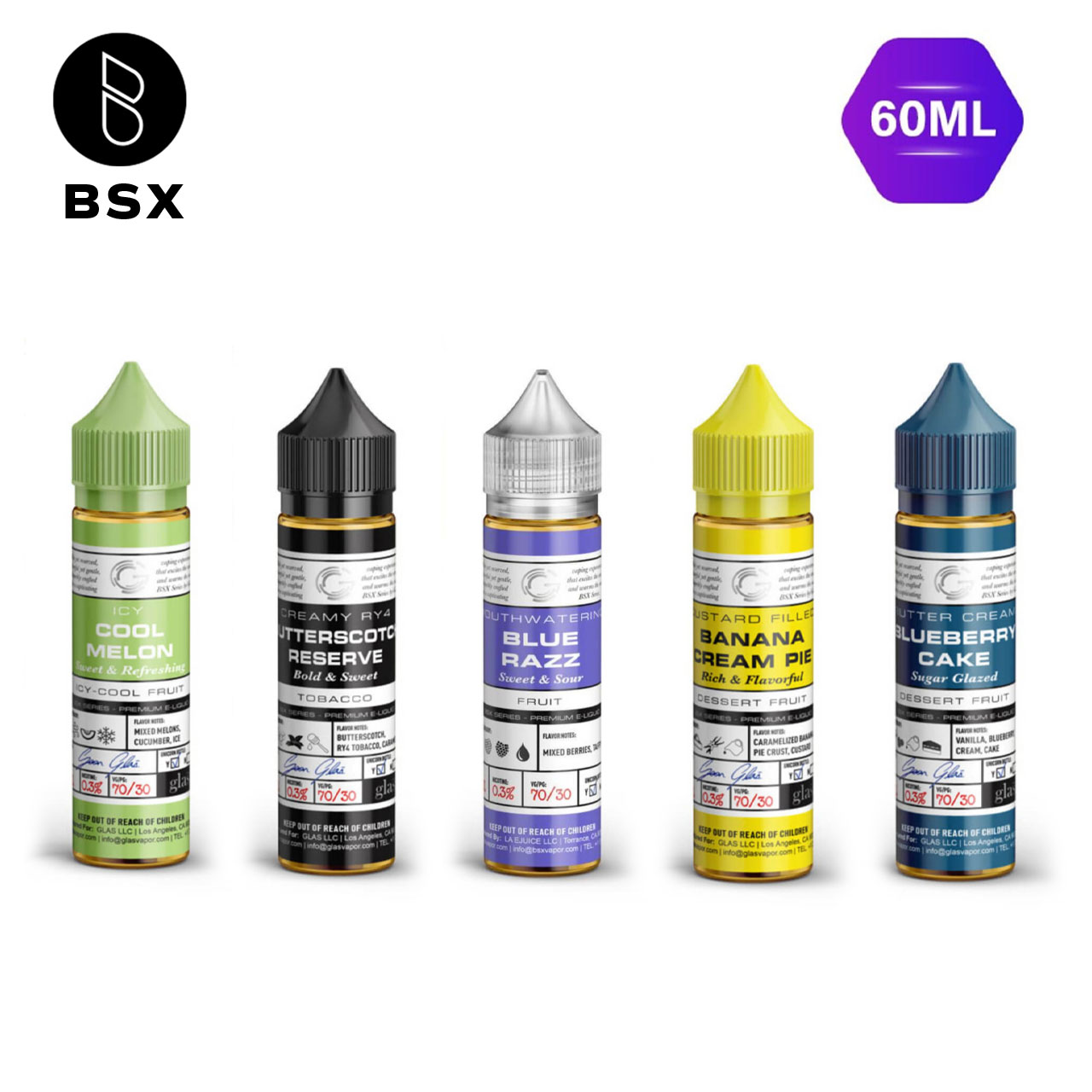 BSX E-Juice 6mg Collection