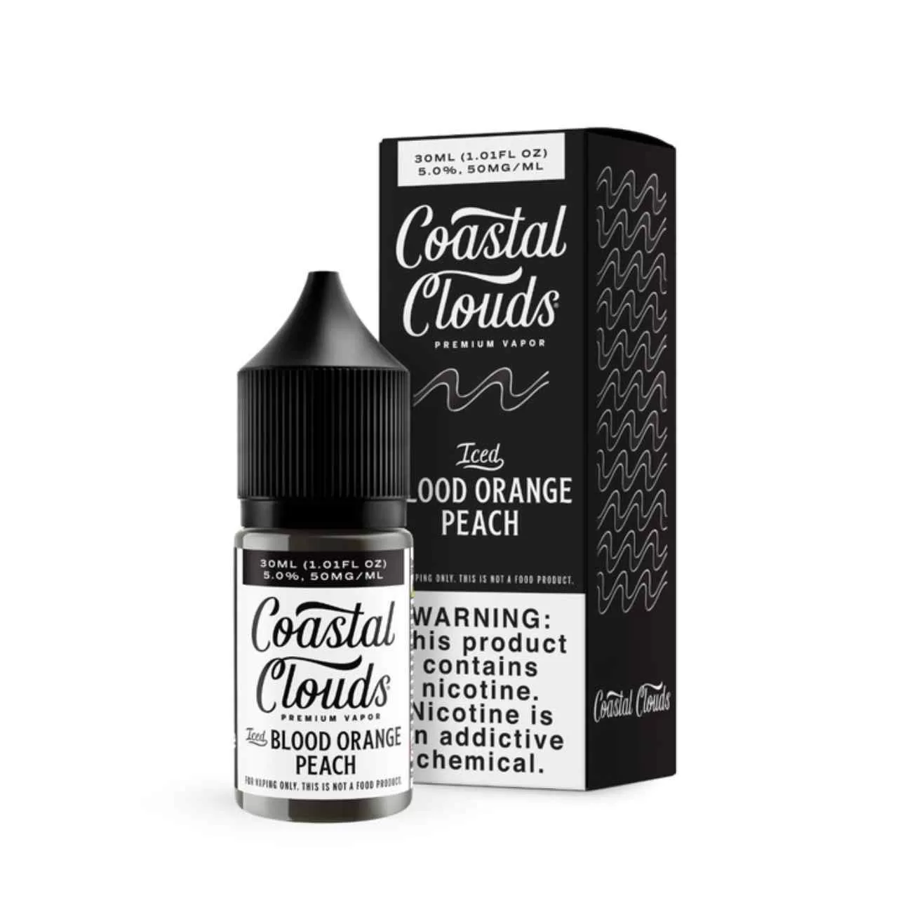 Coastal Clouds Ice Blood Orange Peach 30ml Salt E-Juice Coastal Clouds Ice Blood Orange Peach 30ml Salt E-Juice