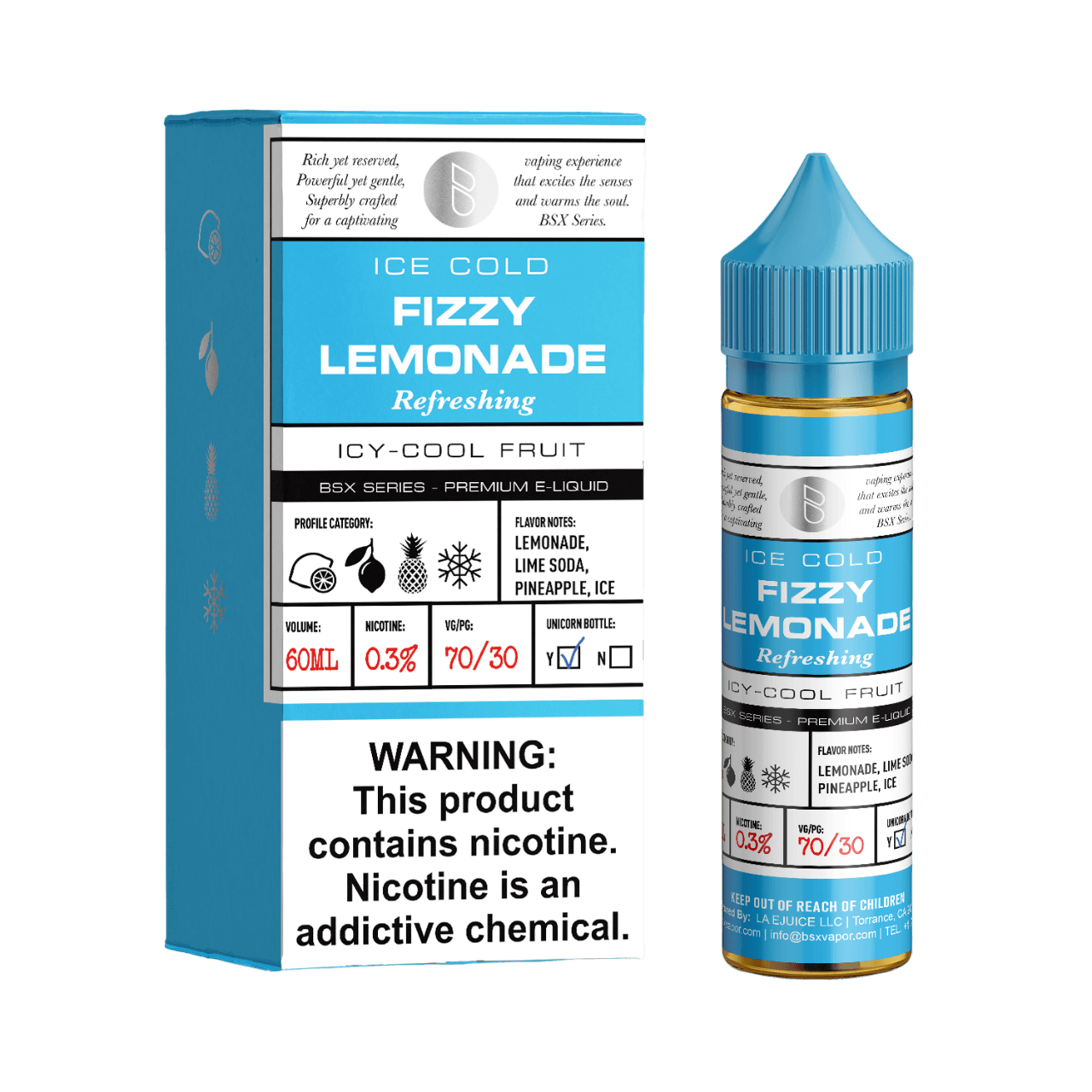 Glas Fizzy Lemonade 60ml E-Juice