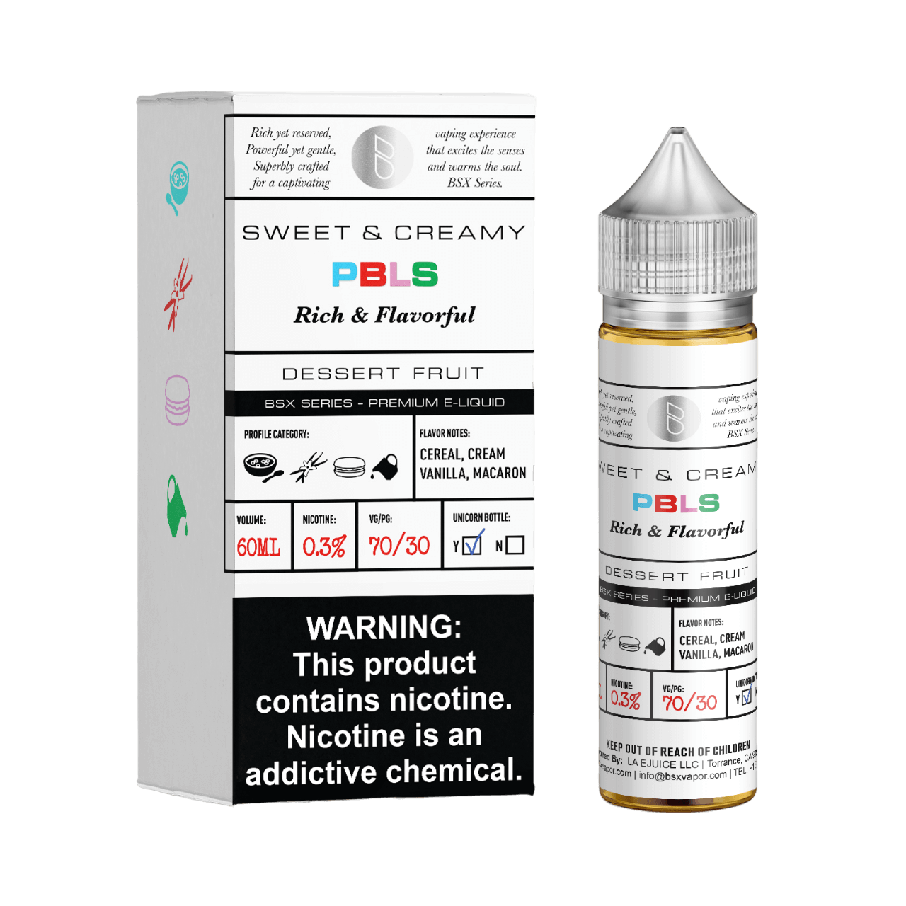 Glas Pebbles 60ml E-Juice