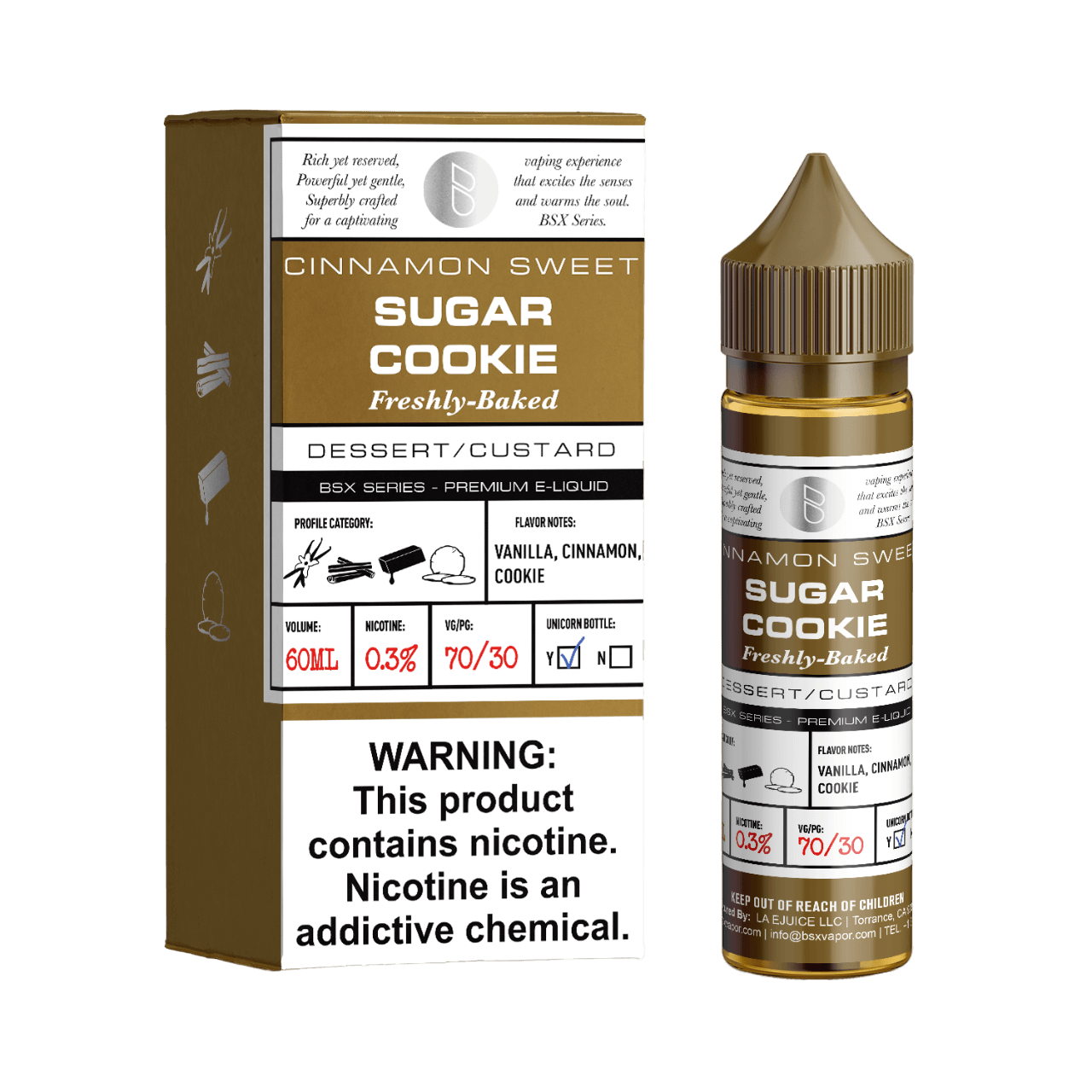 Glas Sugar Cookie 60ml E-Juice