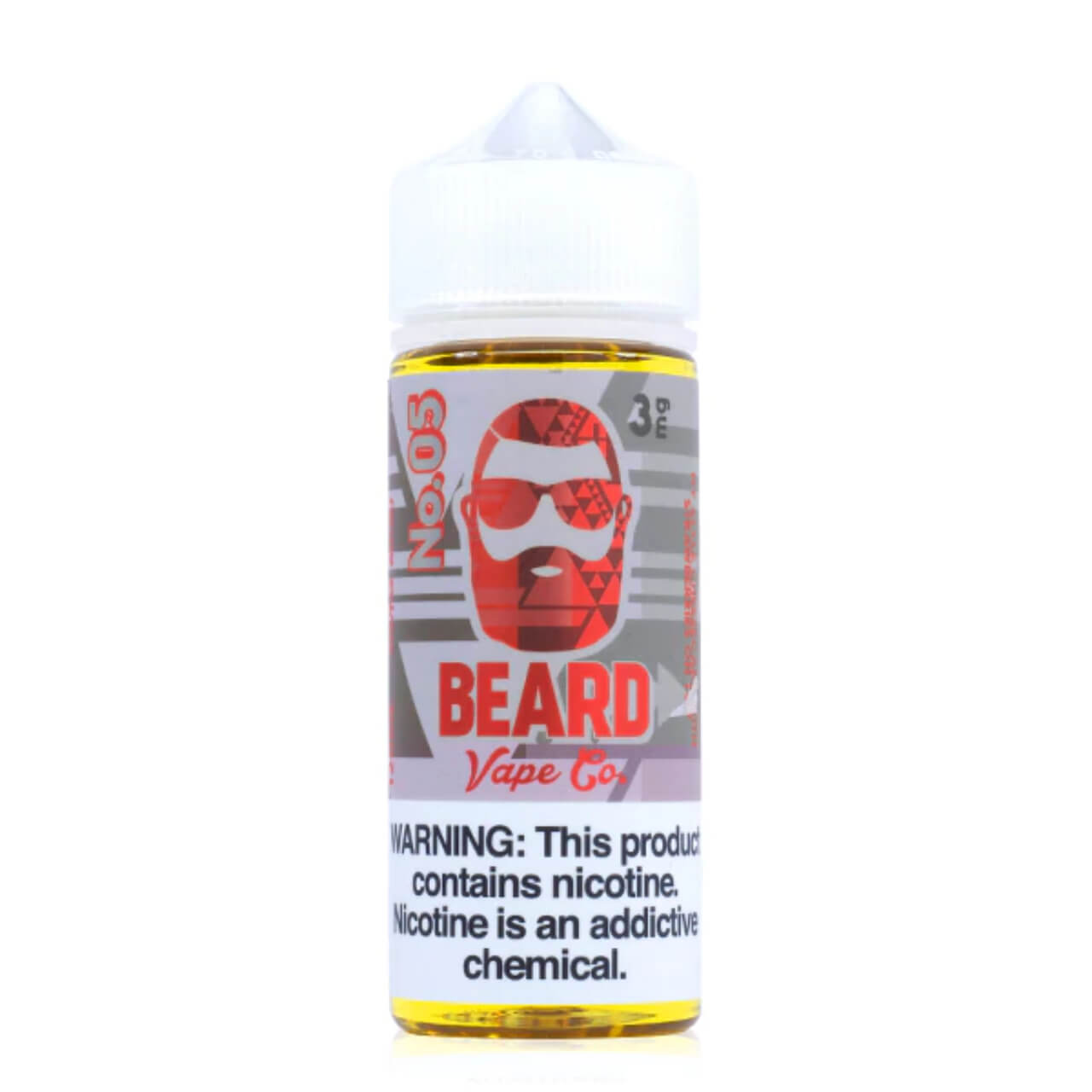 Beard Vape No.05 120ml E-Juice 3MG Beard Vape No.05 120ml E-Juice 3MG