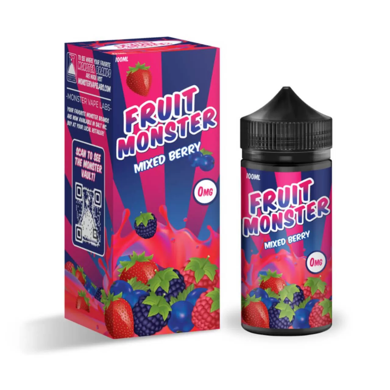 Fruit Monster Mixed Berry 100ml E-Juice Fruit Monster Mixed Berry 100ml E-Juice