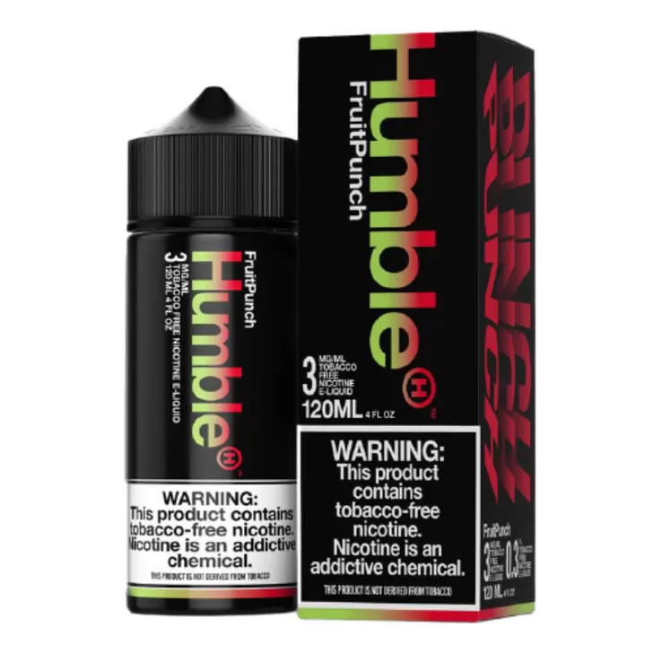 Humble Fruit Punch 120ml Tobacco Free Nicotine E-Juice Humble Fruit Punch 120ml Tobacco Free Nicotine E-Juice
