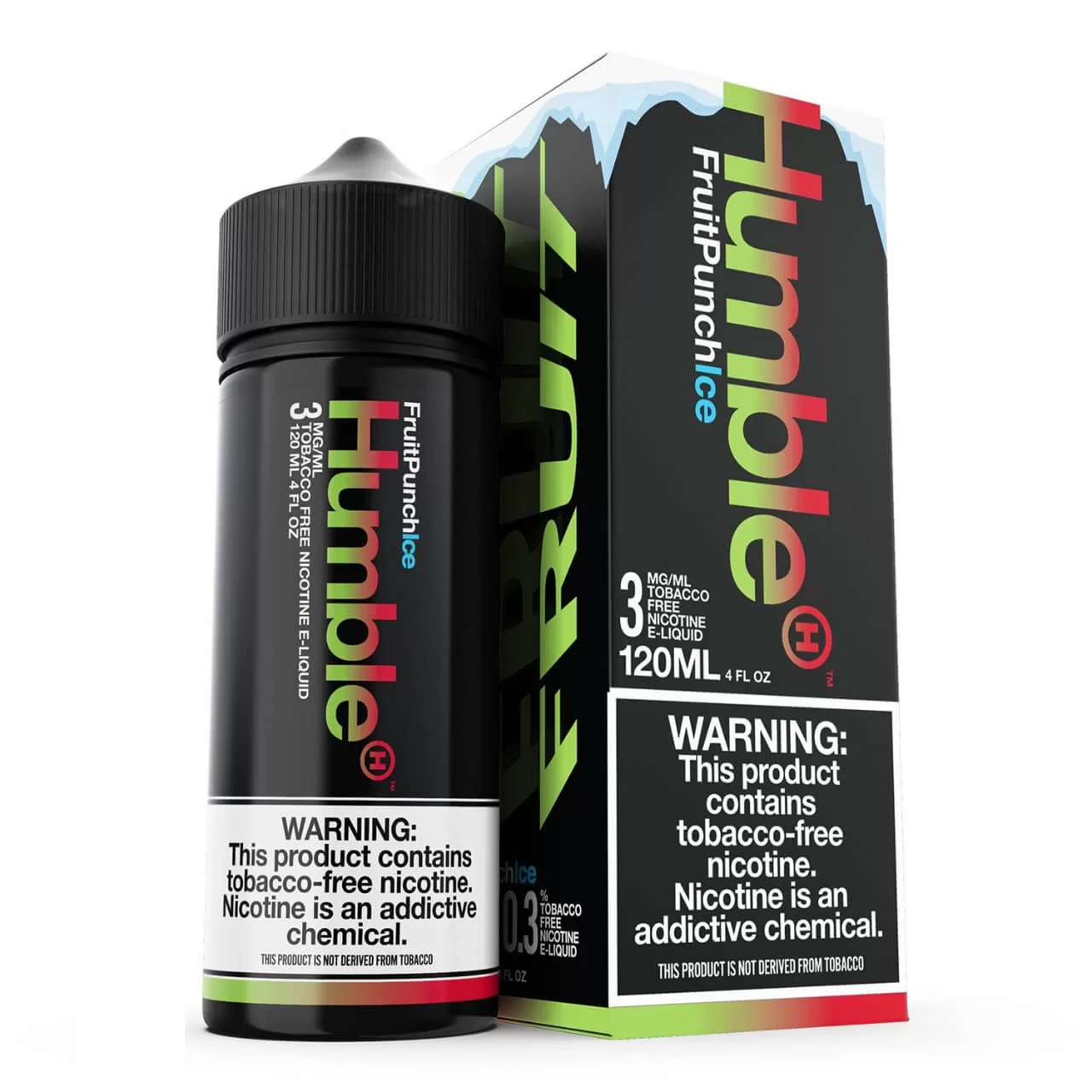 Humble Fruit Punch Ice 120ml Tobacco Free Nicotine E-Juice Humble Fruit Punch Ice 120ml Tobacco Free Nicotine E-Juice