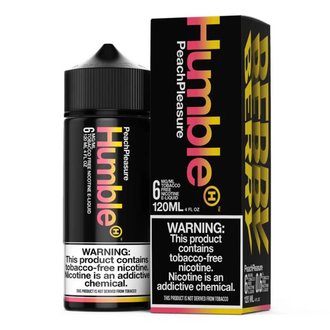 Humble Peach Pleasure 120ml Tobacco Free Nicotine E-Juice Humble Peach Pleasure 120ml Tobacco Free Nicotine E-Juice