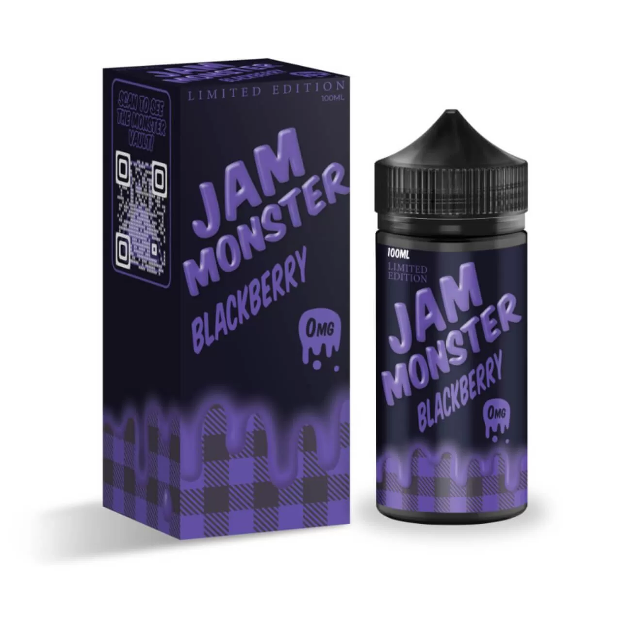 Jam Monster Blackberry 100ml E-Juice Jam Monster Blackberry 100ml E-Juice