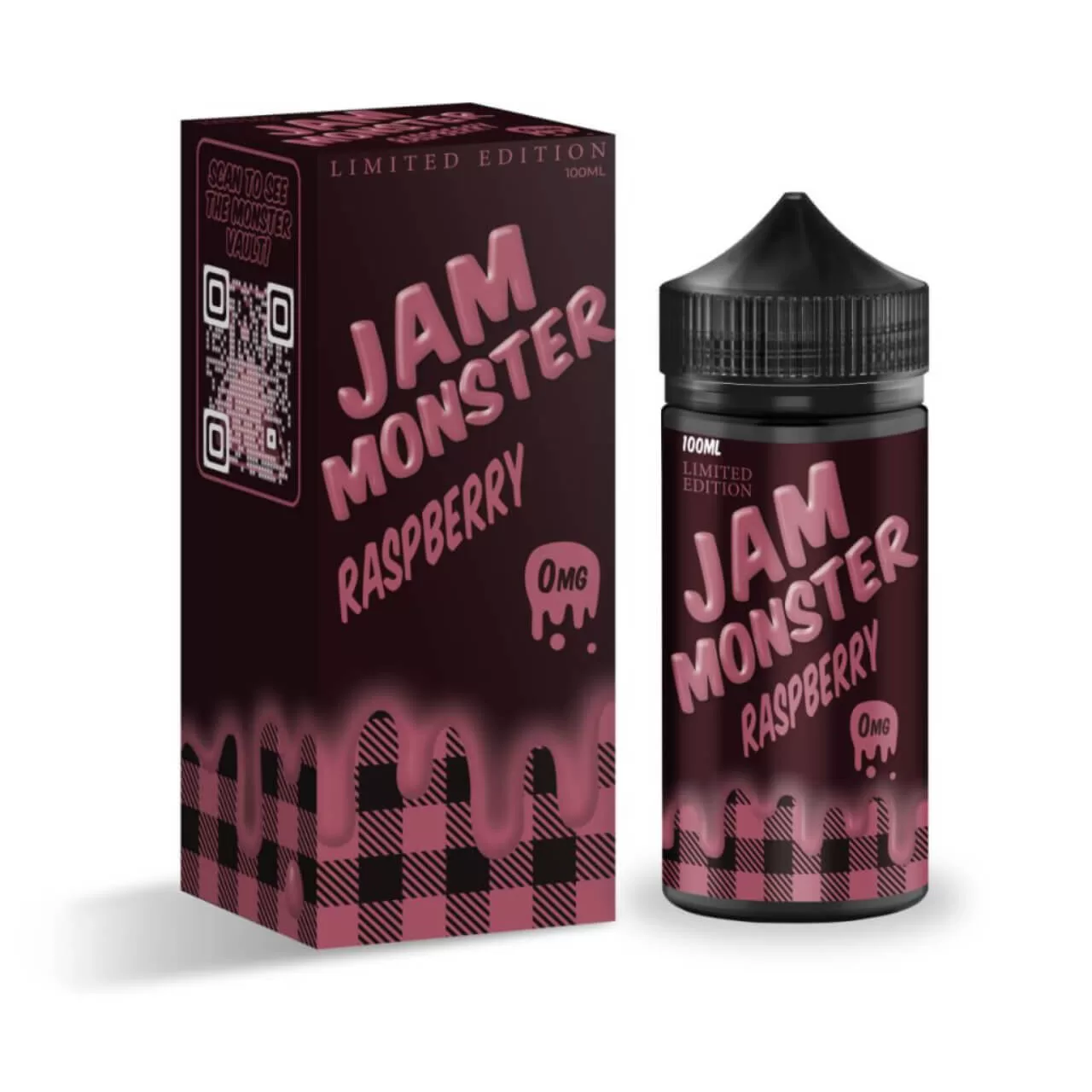 Jam Monster Raspberry 100ml E-Juice Jam Monster Raspberry 100ml E-Juice