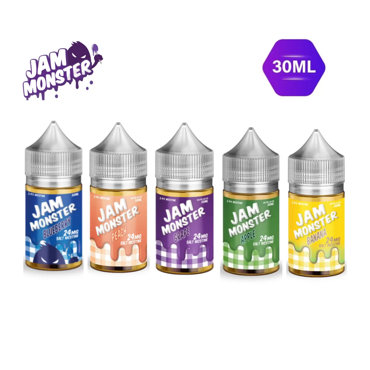 Jam Monster Salt E-Juice Collection (30ml)