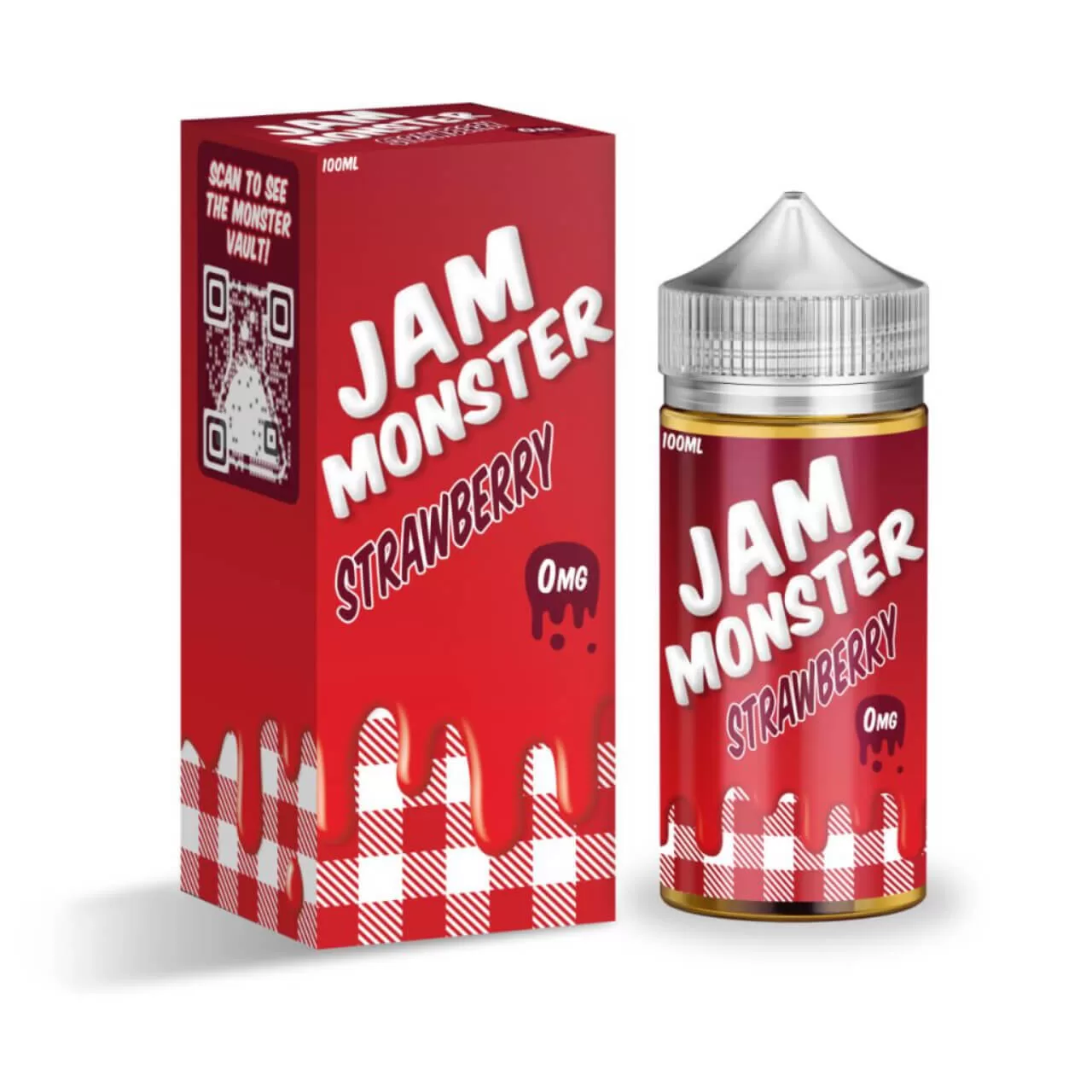 Jam Monster Strawberry 100ml E-Juice Jam Monster Strawberry 100ml E-Juice
