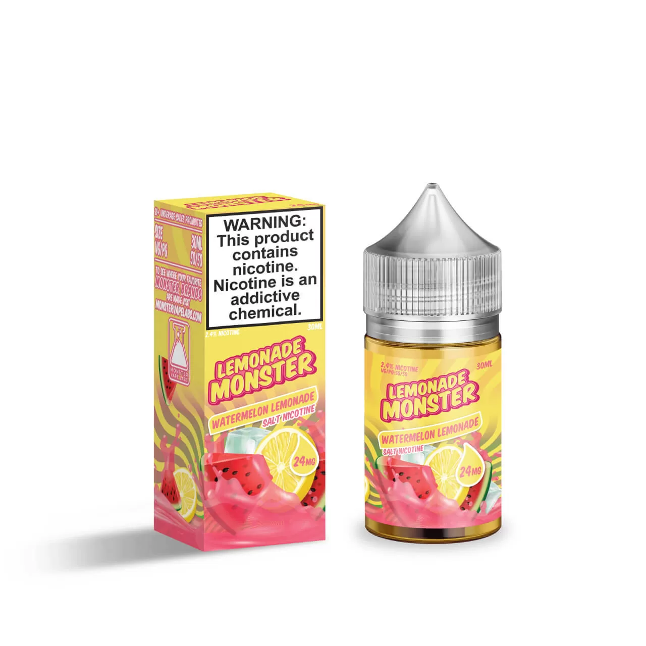 Lemonade Monster Watermelon Lemonade Salt 30ml E-Juice Lemonade Monster Watermelon Lemonade Salt 30ml E-Juice