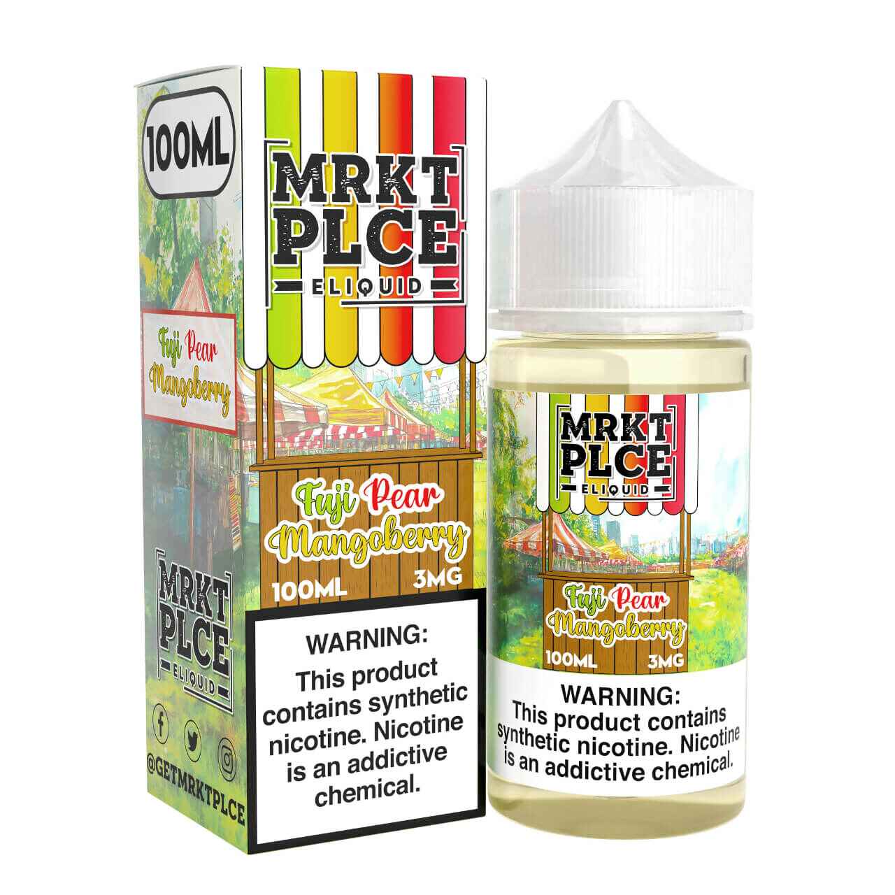MRKTPLCE Fuji Pear Mangoberry 100ml E-Juice MRKTPLCE Fuji Pear Mangoberry 100ml E-Juice