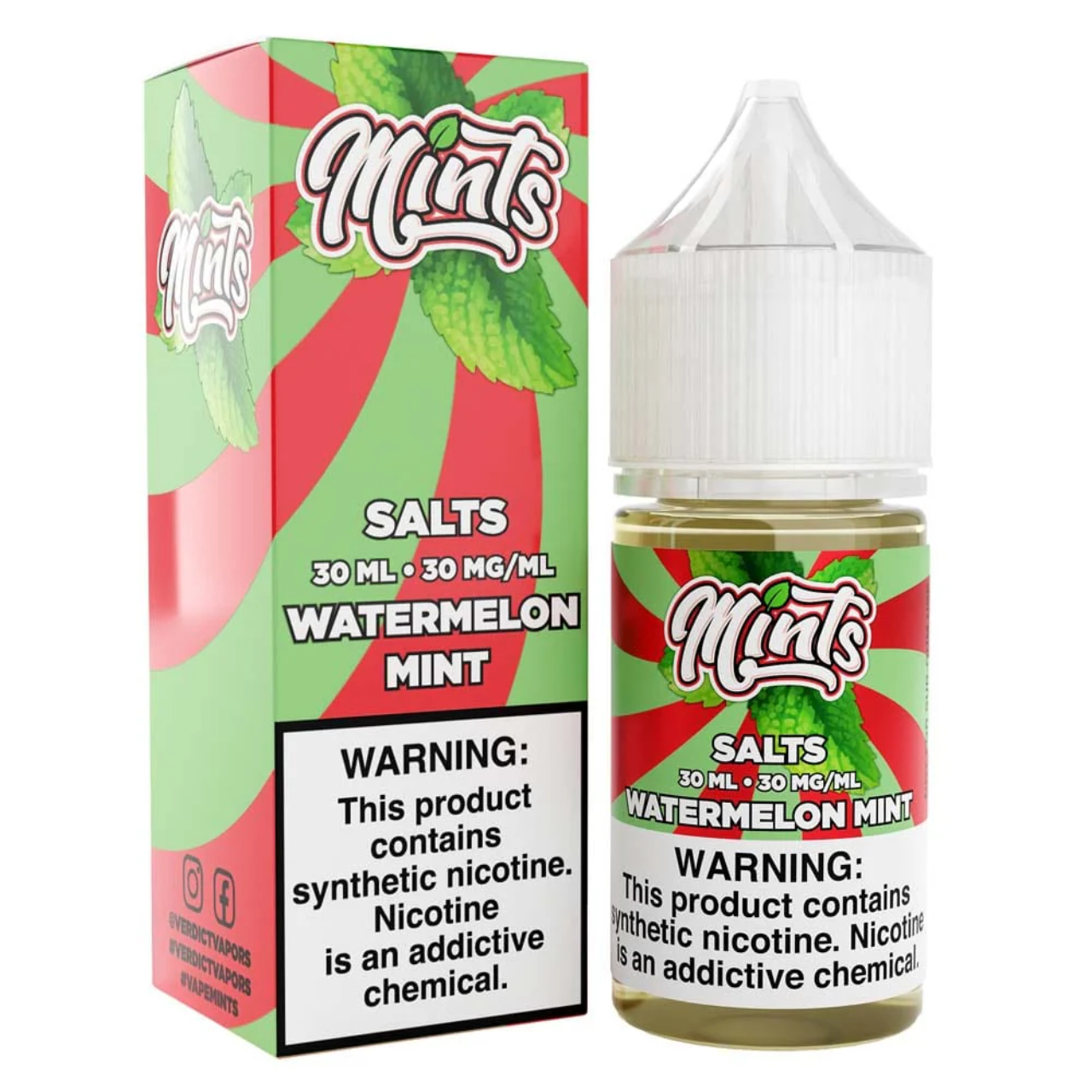 Mints Watermelon Mint 30ml Salt E-Juice