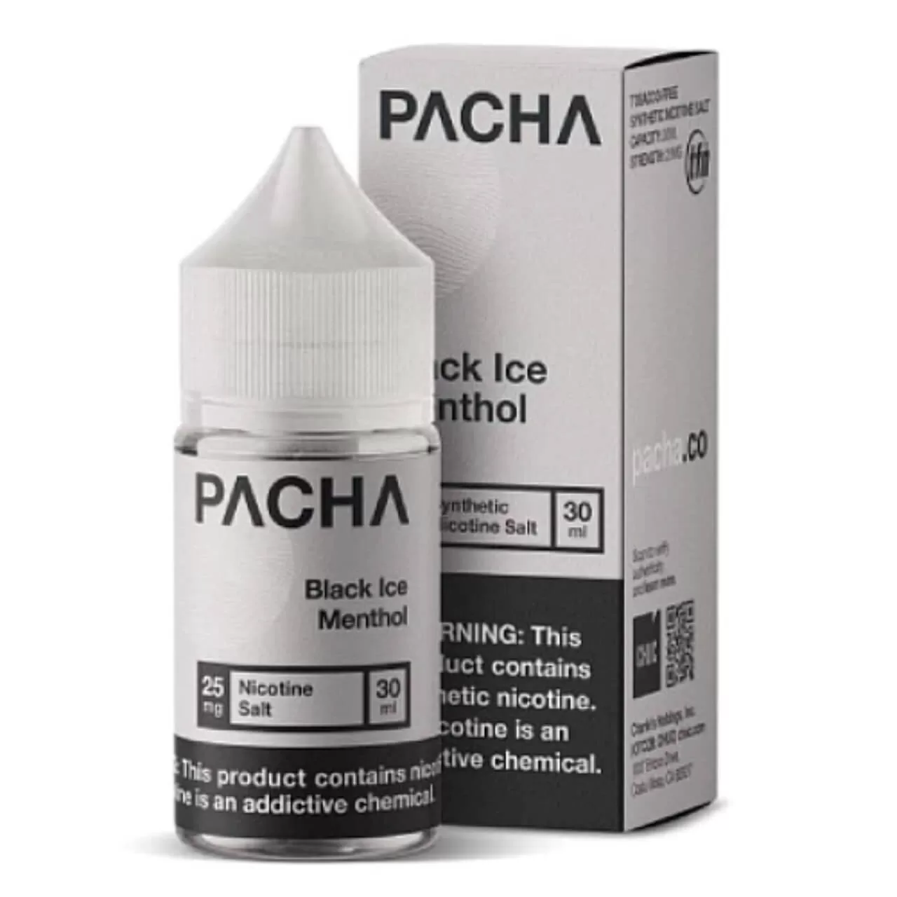Pacha Salts Black Ice Menthol Synthetic Nicotine E-Juice 30ml Pacha Salts Black Ice Menthol Synthetic Nicotine E-Juice 30ml