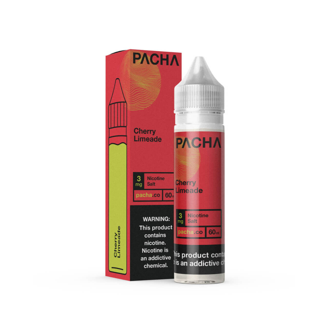 Pacha Syn Cherry Limeade Synthetic Nicotine 60ml E-Juice Pacha Syn Cherry Limeade Synthetic Nicotine 60ml E-Juice