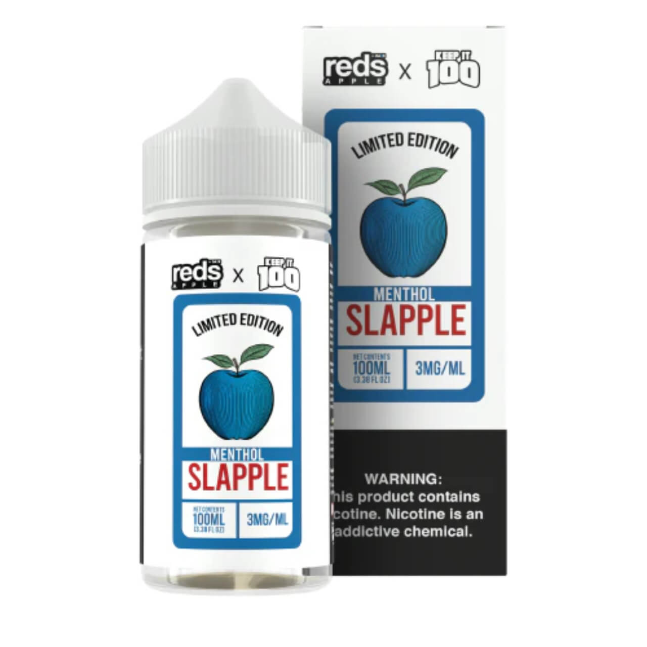 Red's Apple x Keep it 100 Slapple Menthol 100ml Limited Edition E-Juice