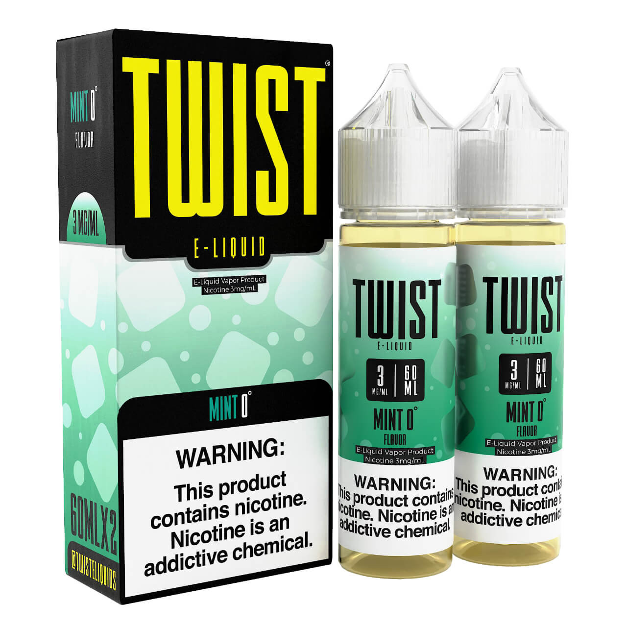 Twist E-Liquids E-Juice 120ml Mint No.0 3 MG Twist E-Liquids E-Juice 120ml Mint No.0 3 MG