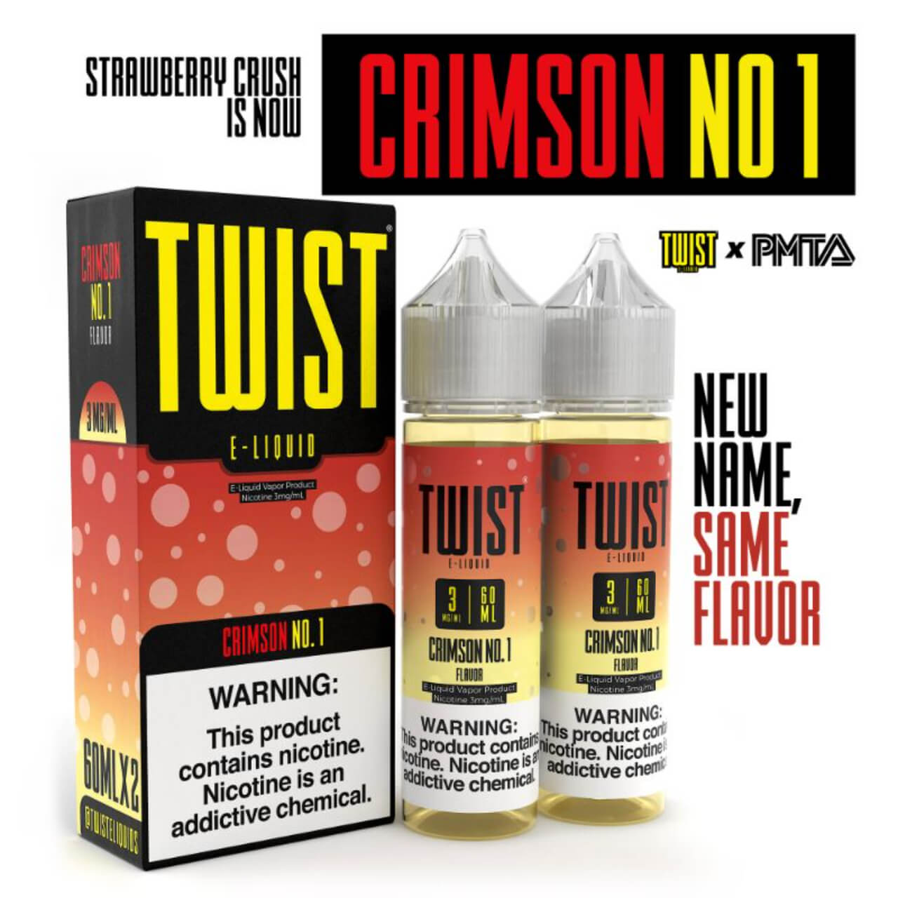 Twist E-Liquids E-Juice Crimson No.1 3 MG Twist E-Liquids E-Juice Crimson No.1 3 MG