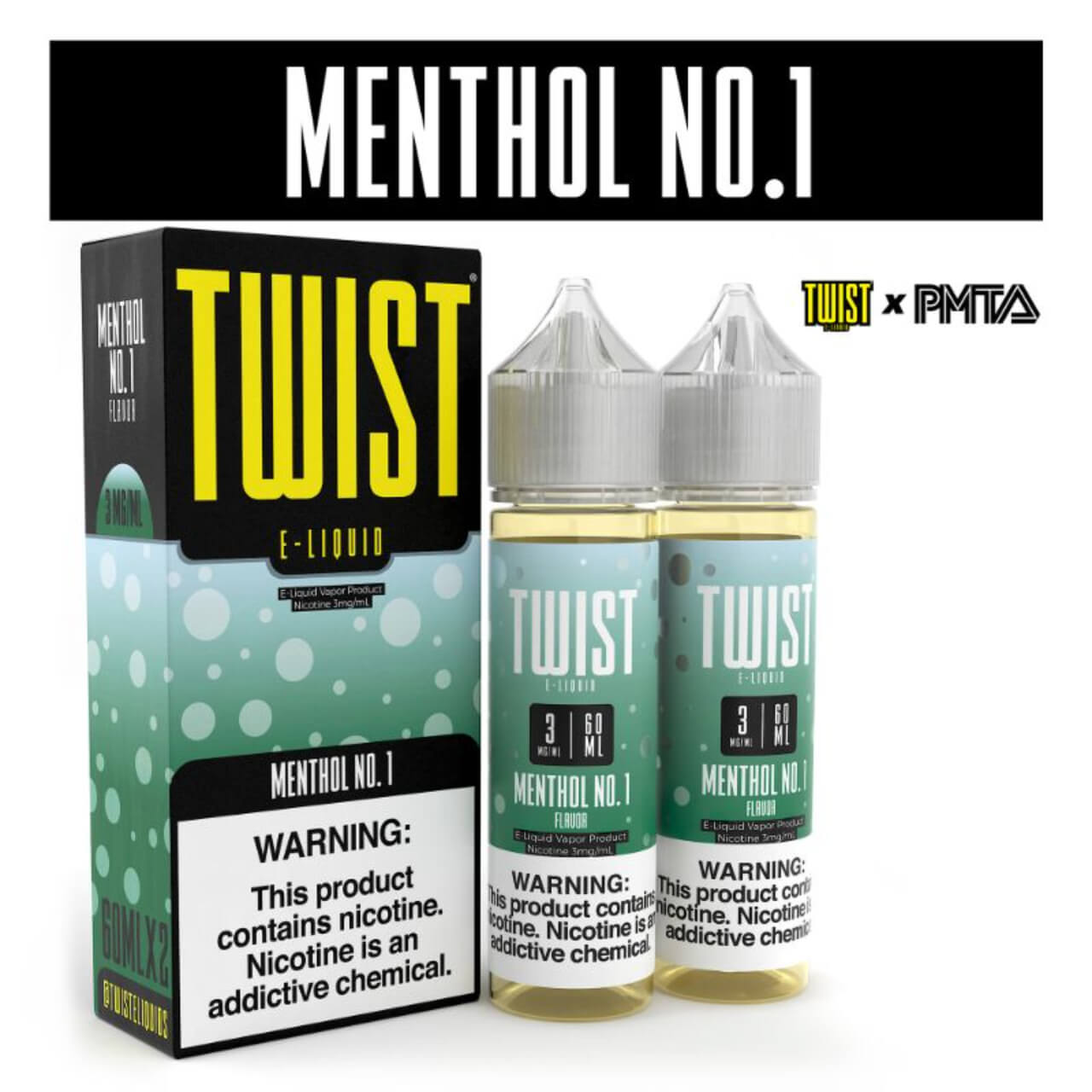 Twist E-Liquids E-Juice Menthol No.1 3 MG Twist E-Liquids E-Juice Menthol No.1 3 MG