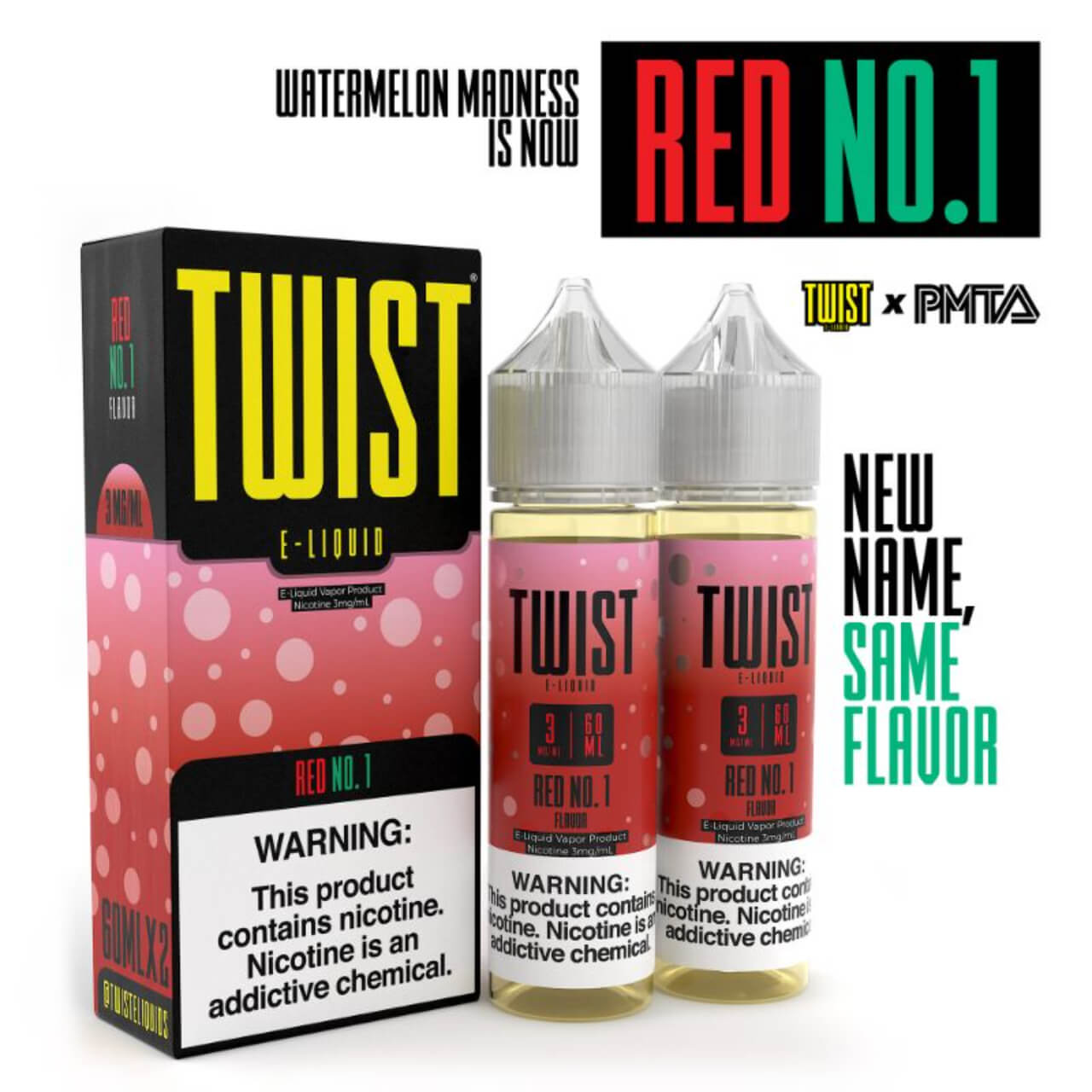 Twist E-Liquids E-Juice Red No.1 3 MG Twist E-Liquids E-Juice Red No.1 3 MG