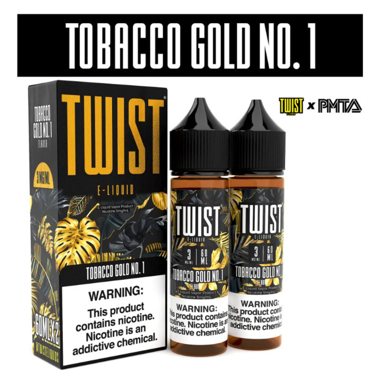 Twist E-Liquids E-Juice Tobacco Gold No.1 3 MG Twist E-Liquids E-Juice Tobacco Gold No.1 3 MG