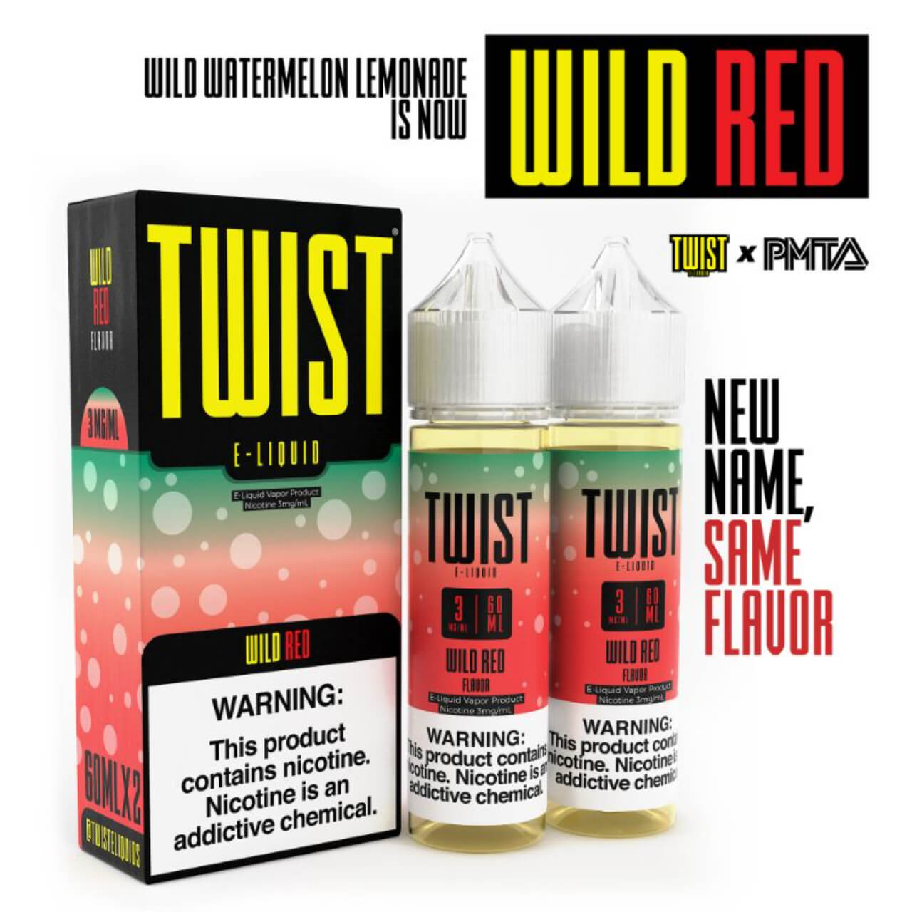 Twist E-Liquids E-Juice Wild Red 3 MG Twist E-Liquids E-Juice Wild Red 3 MG