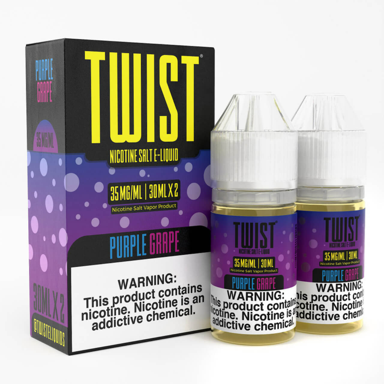 Twist E-Liquids Salt E-Juice Purple Grape 35 MG Twist E-Liquids Salt E-Juice Purple Grape 35 MG