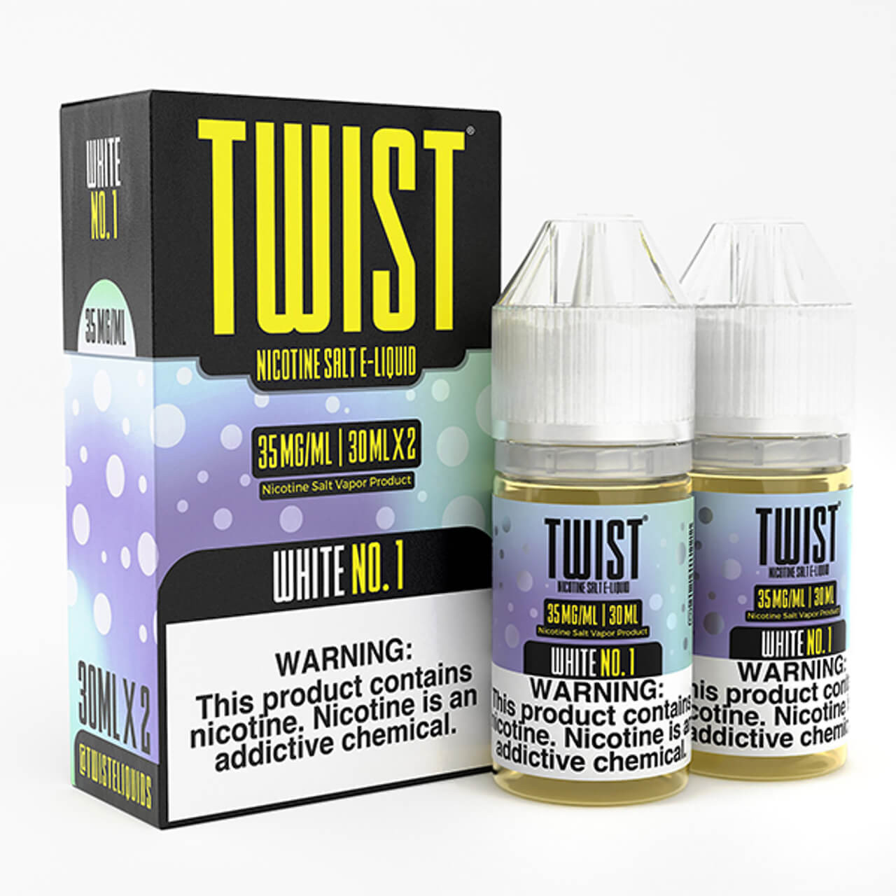Twist E-Liquids Salt E-Juice White No.1 35 MG Twist E-Liquids Salt E-Juice White No.1 35 MG