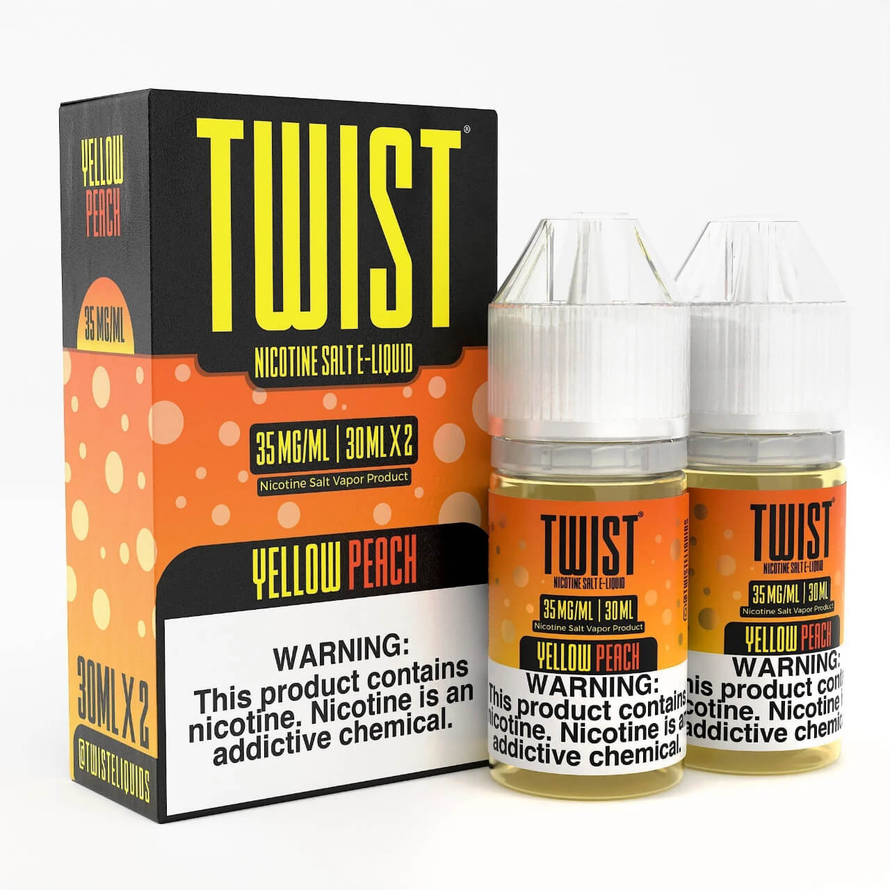 Twist E-Liquids Salt E-Juice Yellow Peach 35 MG Twist E-Liquids Salt E-Juice Yellow Peach 35 MG