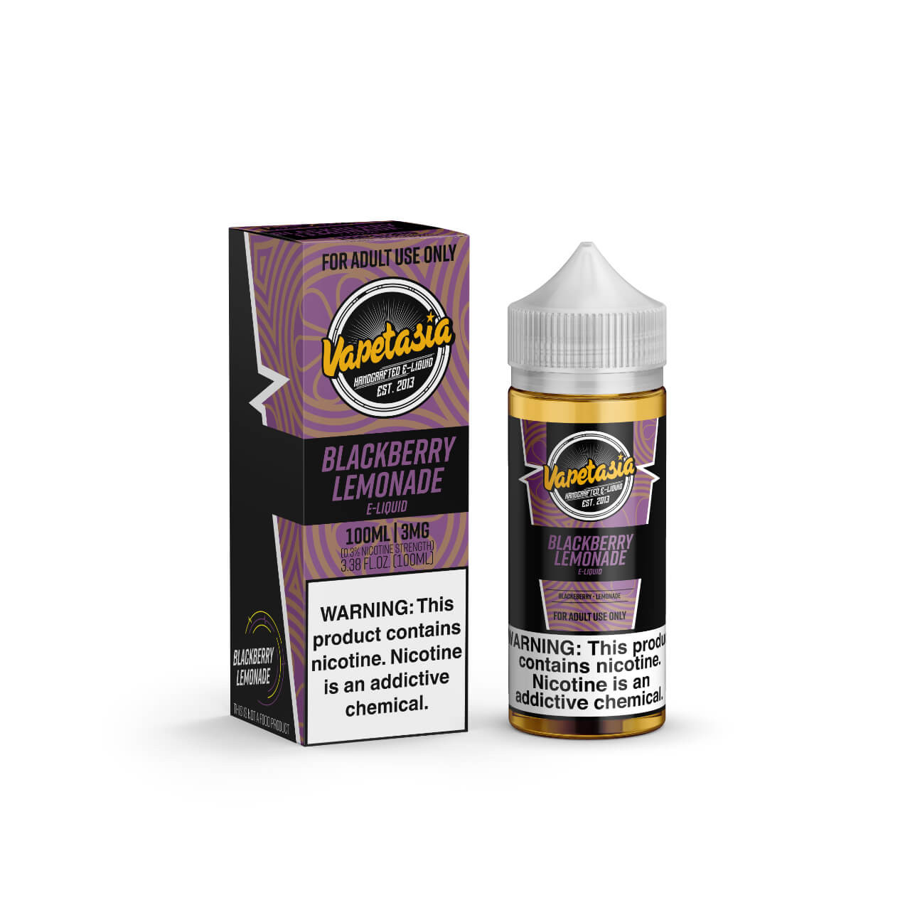 Vapetasia Blackberry Lemonade 100ml E-Juice 3MG