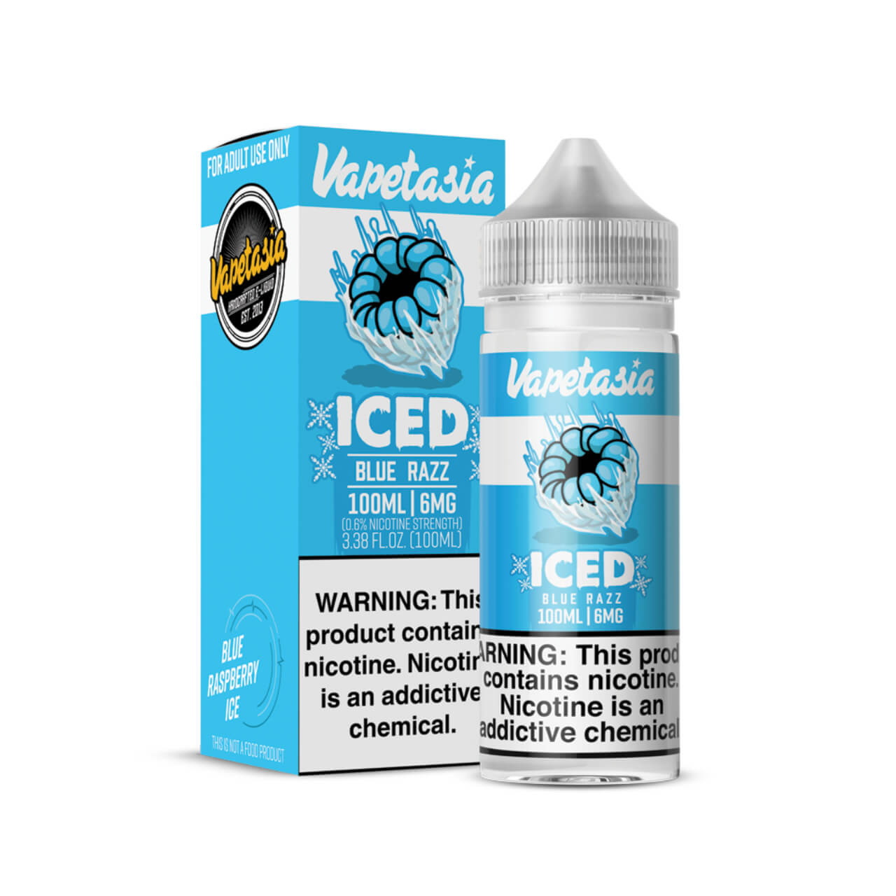 Vapetasia Killer Fruits Iced Blue Razz 100ml Synthetic Nicotine E-Juice Vapetasia Killer Fruits Iced Blue Razz 100ml Synthetic Nicotine E-Juice