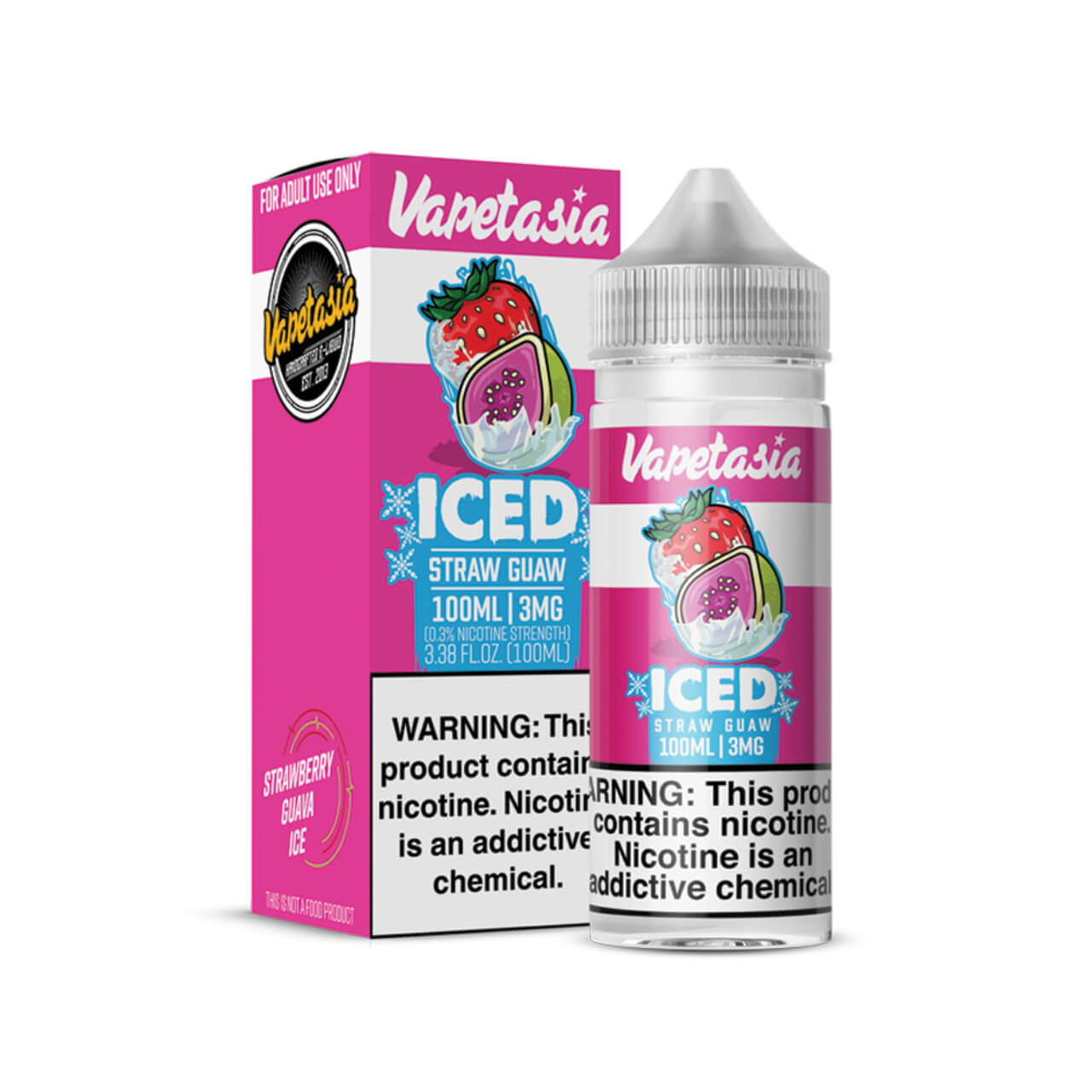Vapetasia Killer Fruits Iced Straw Guaw 100ml Synthetic Nicotine E-Juice Vapetasia Killer Fruits Iced Straw Guaw 100ml Synthetic Nicotine E-Juice