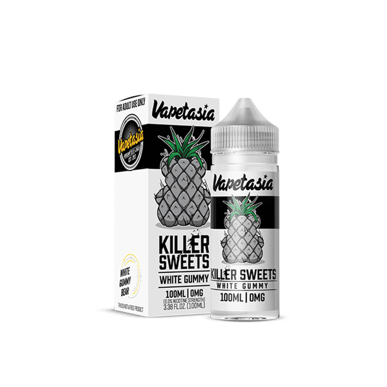Vapetasia Killer Sweets White Gummy 100ml Synthetic Nicotine E-Juice