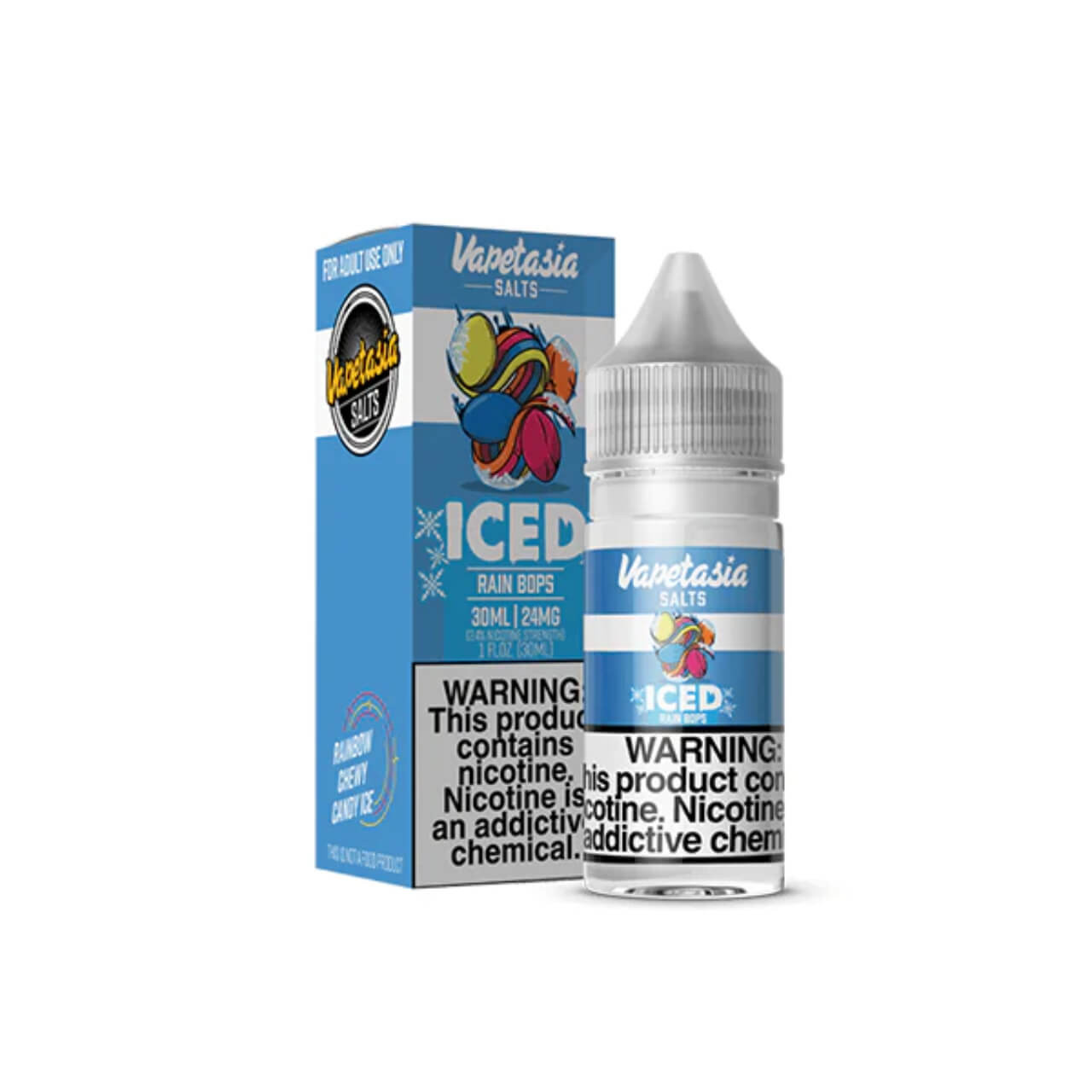Vapetasia Salts Iced Rain Bops 30ml Synthetic Nicotine E-Juice Vapetasia Salts Iced Rain Bops 30ml Synthetic Nicotine E-Juice