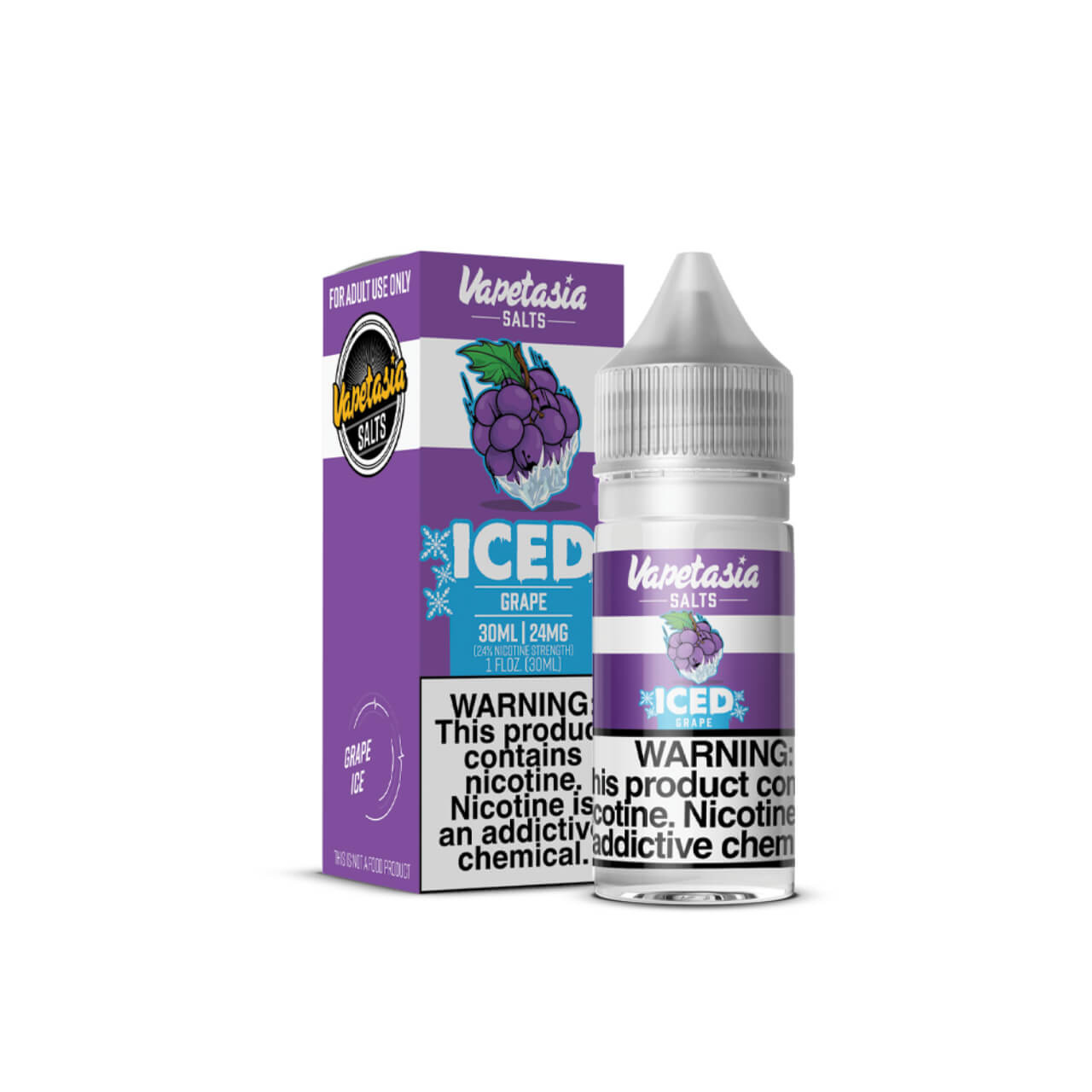 Vapetasia Salts Killer Fruits Iced Grape 30ml Synthetic Nicotine E-Juice Vapetasia Salts Killer Fruits Iced Grape 30ml Synthetic Nicotine E-Juice