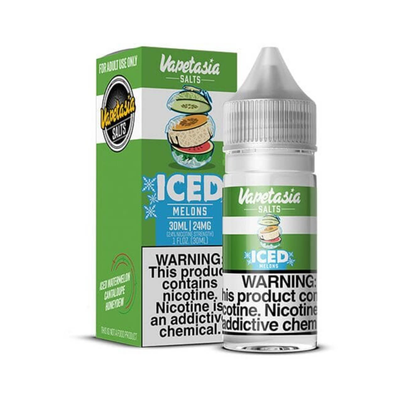 Vapetasia Salts Killer Fruits Iced Melons 30ml Synthetic Nicotine E-Juice Vapetasia Salts Killer Fruits Iced Melons 30ml Synthetic Nicotine E-Juice