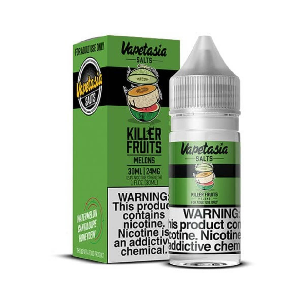 Vapetasia Salts Killer Fruits Melons 30ml Synthetic Nicotine E-Juice Vapetasia Salts Killer Fruits Melons 30ml Synthetic Nicotine E-Juice