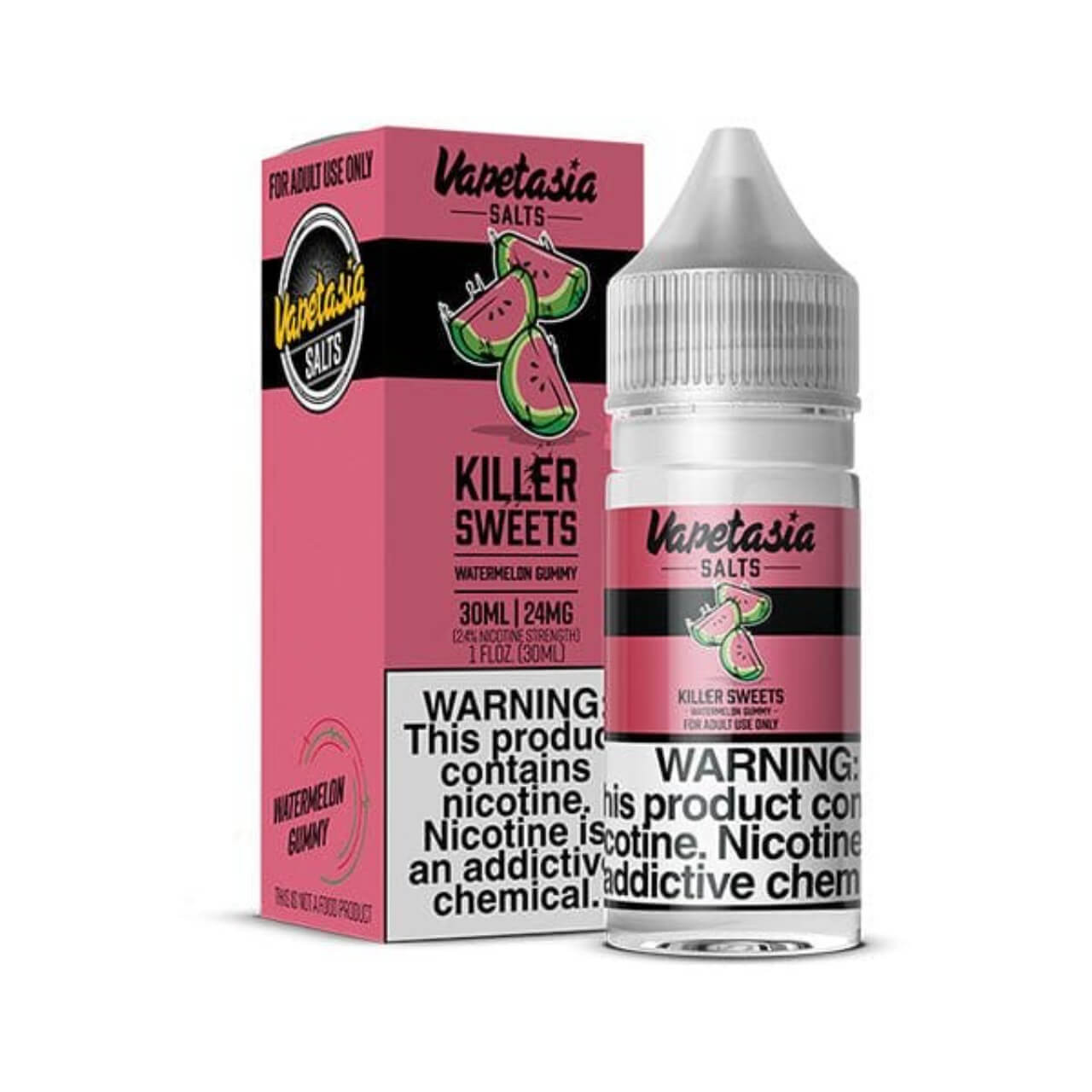 Vapetasia Salts Killer Sweets Watermelon Gummy 30ml Synthetic Nicotine E-Juice Vapetasia Salts Killer Sweets Watermelon Gummy 30ml Synthetic Nicotine E-Juice