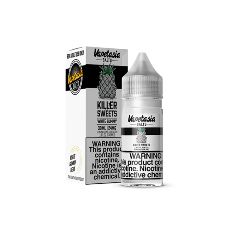 Vapetasia Salts Killer Sweets White Gummy 30ml Synthetic Nicotine E-Juice Vapetasia Salts Killer Sweets White Gummy 30ml Synthetic Nicotine E-Juice
